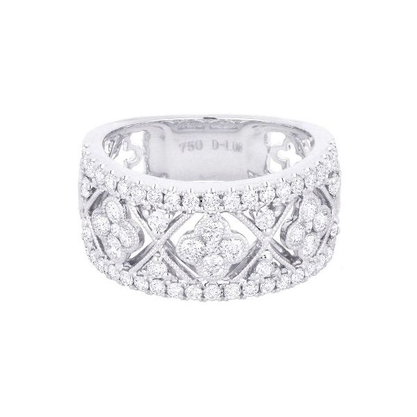 Filigree Quatrefoil Diamond Ring Hingham Jewelers Hingham, MA