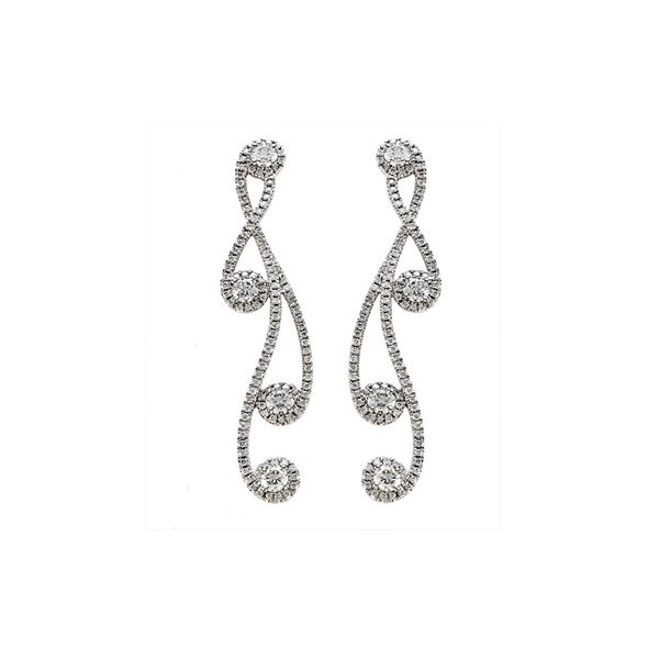 Swirl Drop Earrings Hingham Jewelers Hingham, MA