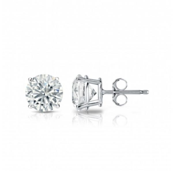 Round Diamond Stud Earrings Hingham Jewelers Hingham, MA