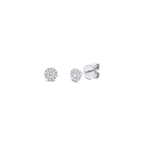 Diamond Cluster Earrings Hingham Jewelers Hingham, MA