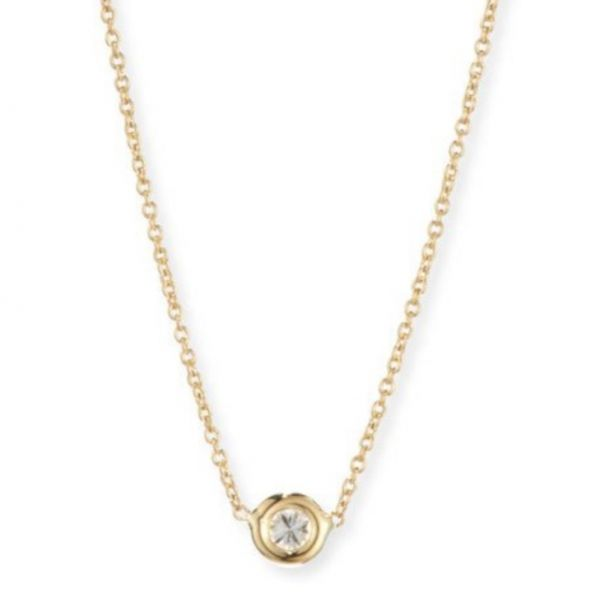 Solitaire Diamond Necklace Hingham Jewelers Hingham, MA