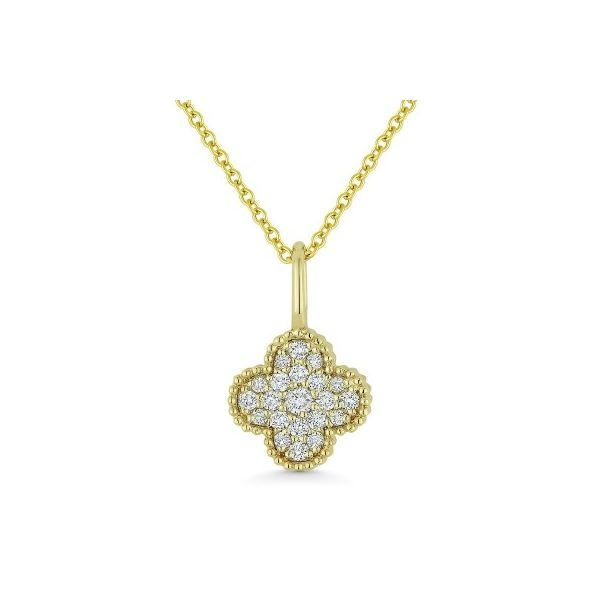 Diamond Clover Necklace Hingham Jewelers Hingham, MA