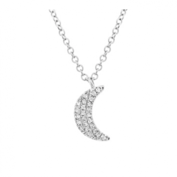 Crescent Moon Necklace Hingham Jewelers Hingham, MA