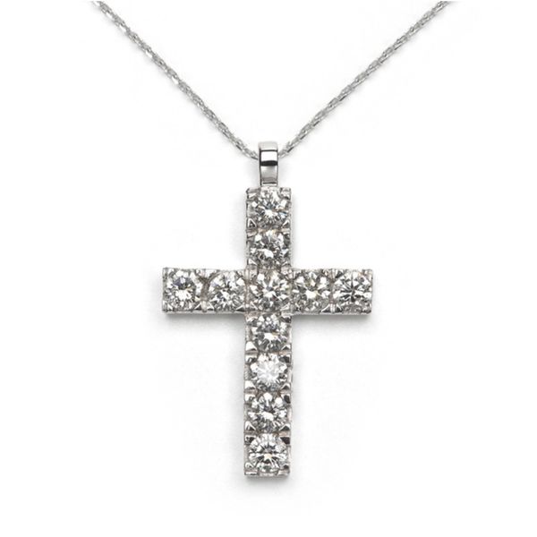Diamond Cross Necklace Hingham Jewelers Hingham, MA