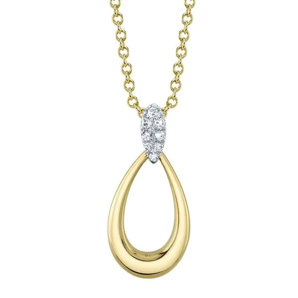 Teardrop Pendant Necklace Hingham Jewelers Hingham, MA