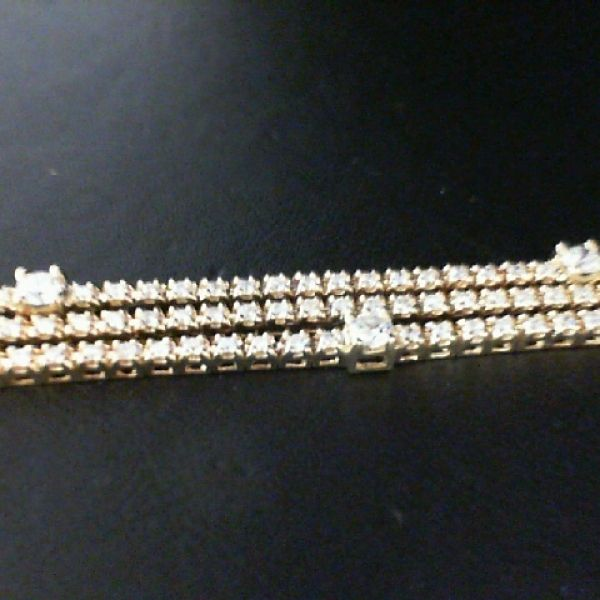 Triple Strand Tennis Bracelet Hingham Jewelers Hingham, MA