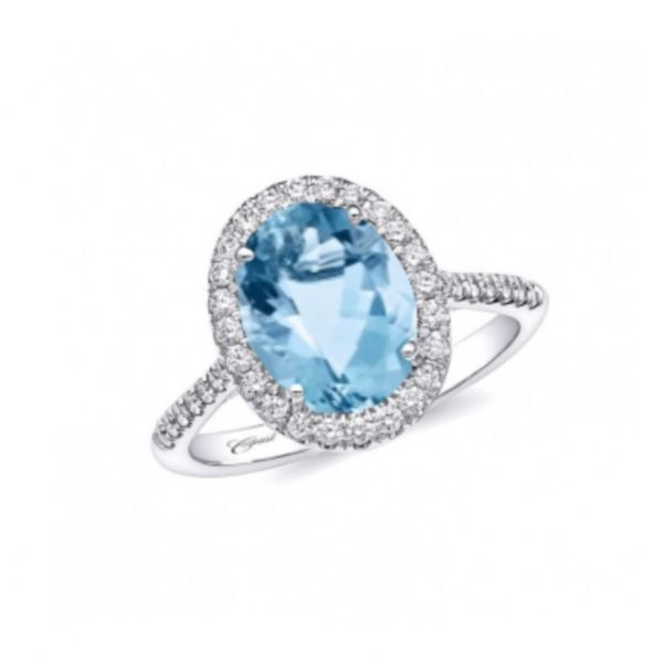 Aquamarine Statement Ring Hingham Jewelers Hingham, MA