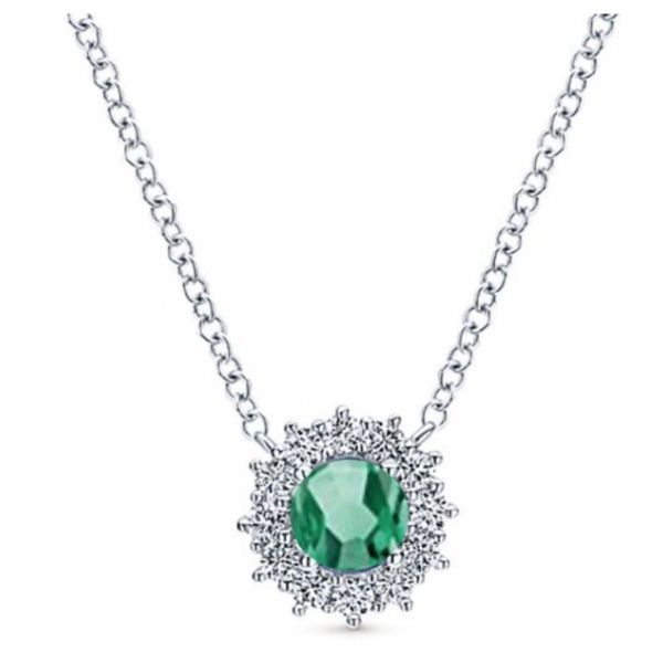 Emerald Pendant Necklace Hingham Jewelers Hingham, MA