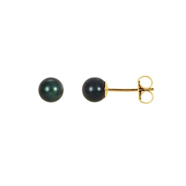 Black Pearl Studs Hingham Jewelers Hingham, MA