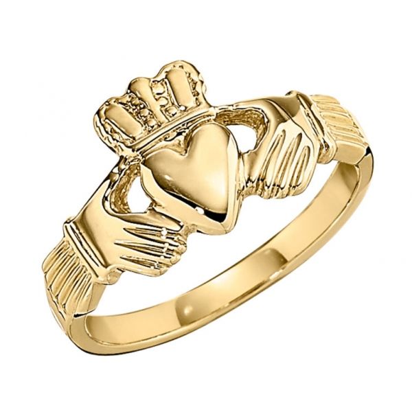 Gold Claddagh Ring Hingham Jewelers Hingham, MA