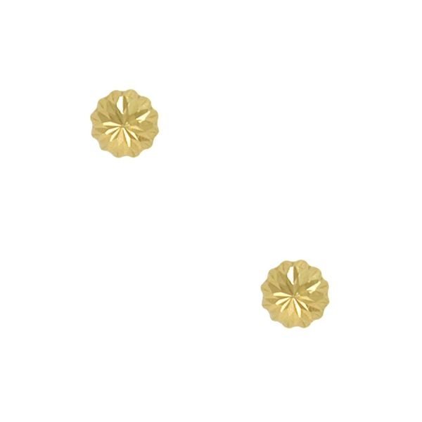 Diamond-Cut Dome Stud Earrings Hingham Jewelers Hingham, MA