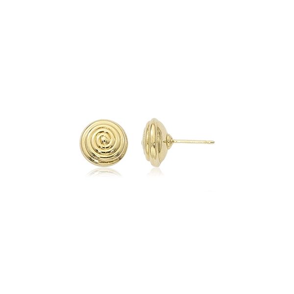 Gold Swirl Earrings Hingham Jewelers Hingham, MA