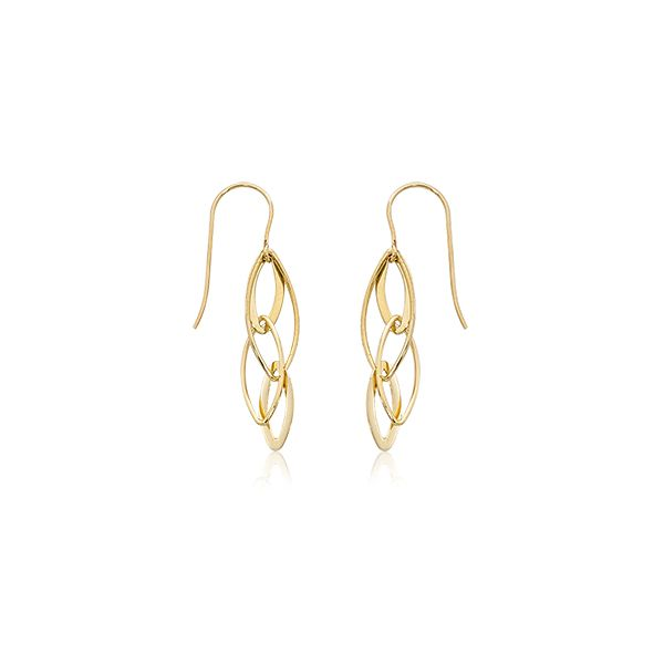 Gold Drop Earrings Hingham Jewelers Hingham, MA