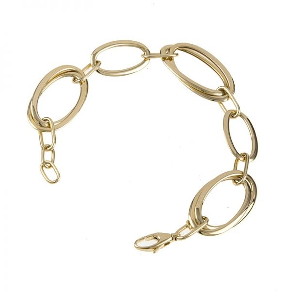 Gold Link Bracelet Hingham Jewelers Hingham, MA