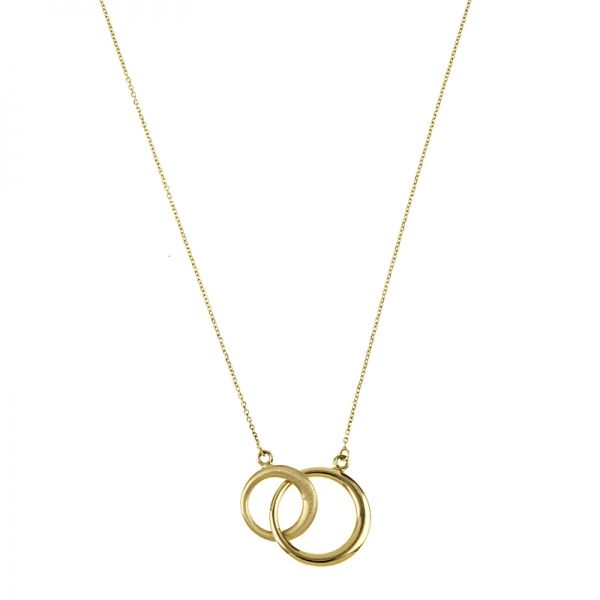 Gold Circle Necklace Hingham Jewelers Hingham, MA
