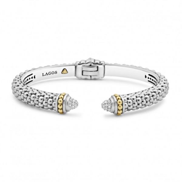 Caviar Diamond Cuff Bracelet Hingham Jewelers Hingham, MA
