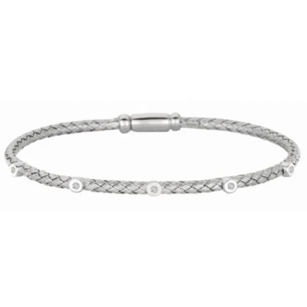 Sterling Silver & Diamond Bangle Hingham Jewelers Hingham, MA