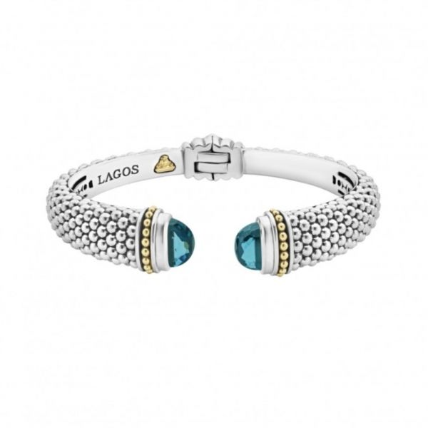 Caviar Color Gemstone Cuff Bracelet Hingham Jewelers Hingham, MA