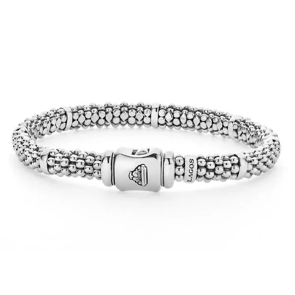 Signature Caviar Silver Station 6mm Caviar Bracelet Image 2 Hingham Jewelers Hingham, MA