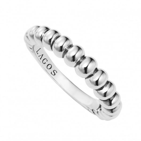 Signature Caviar Fluted Stacking Ring Hingham Jewelers Hingham, MA