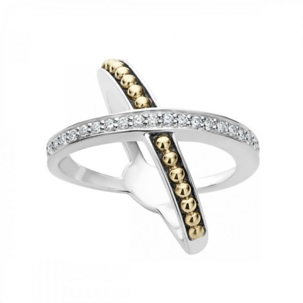 Infinity Diamond X Ring Hingham Jewelers Hingham, MA