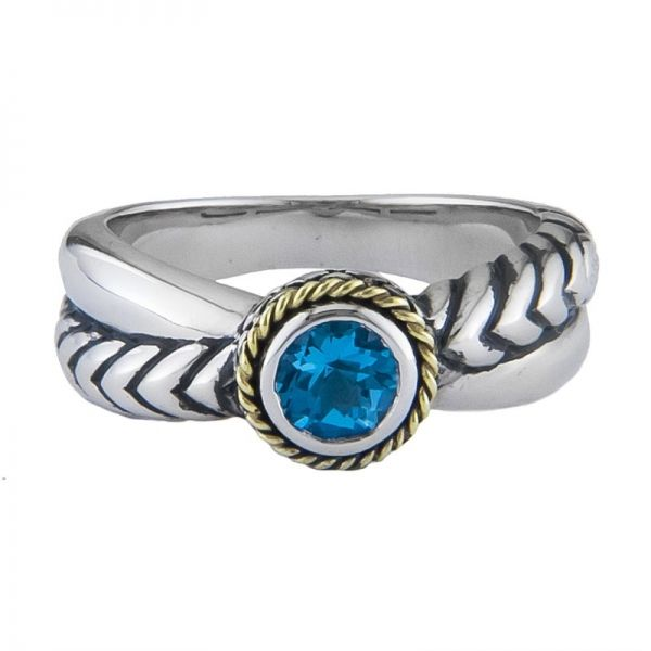 Blue Topaz Ring Hingham Jewelers Hingham, MA