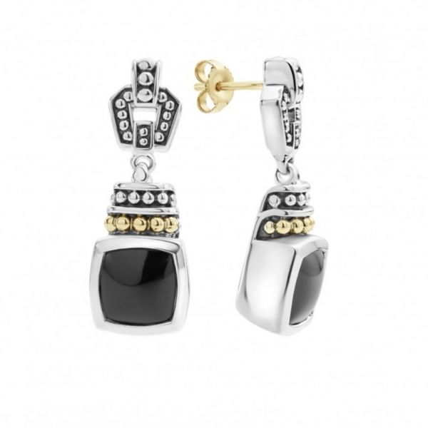 Caviar Gemstone Drop Earrings Hingham Jewelers Hingham, MA
