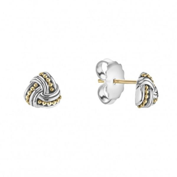 Torsade Knot Stud Earrings Hingham Jewelers Hingham, MA