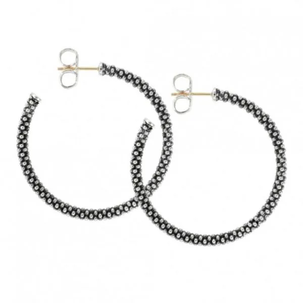 Signature Caviar Hoop Earrings Hingham Jewelers Hingham, MA