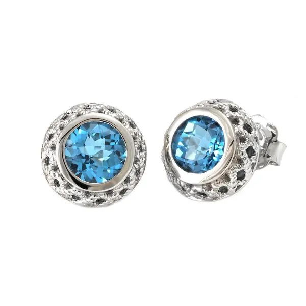 Rioja Blue Topaz Earrings Hingham Jewelers Hingham, MA