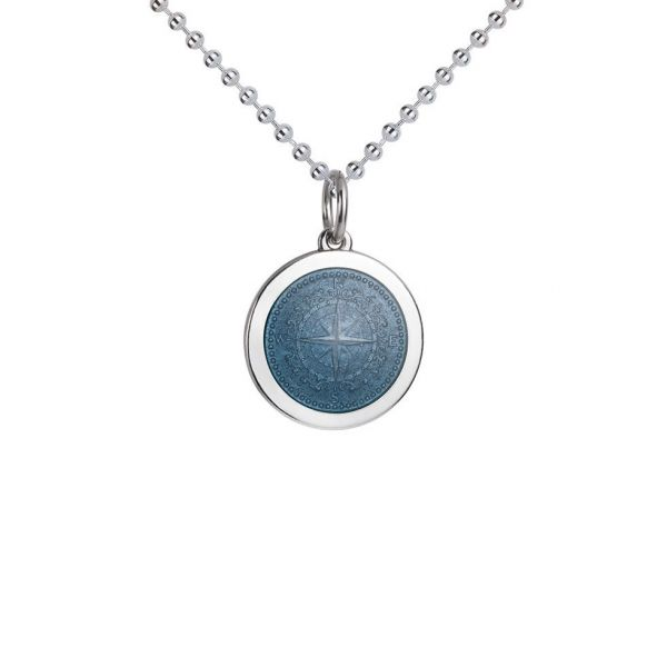 Compass Rose Pendant Necklace Hingham Jewelers Hingham, MA