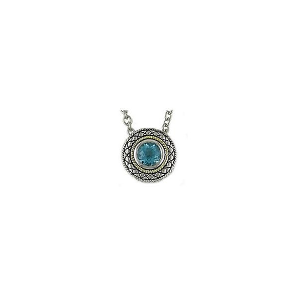 Sterling Silver Blue Topaz Pendant Hingham Jewelers Hingham, MA