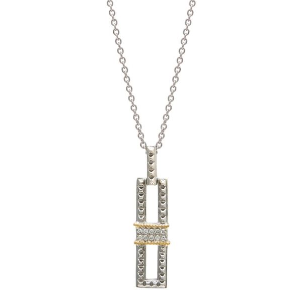 Sterling silver and diamond pendant Hingham Jewelers Hingham, MA
