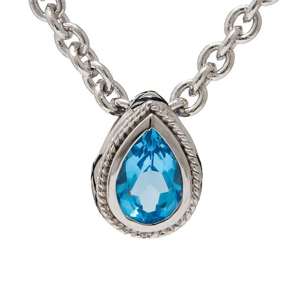 Dulce-Baya Blue Topaz Necklace Hingham Jewelers Hingham, MA