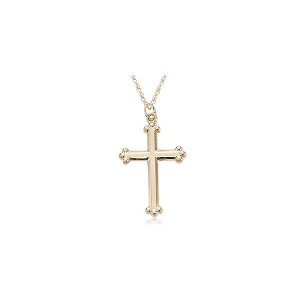 Gold Cross Pendant Hingham Jewelers Hingham, MA