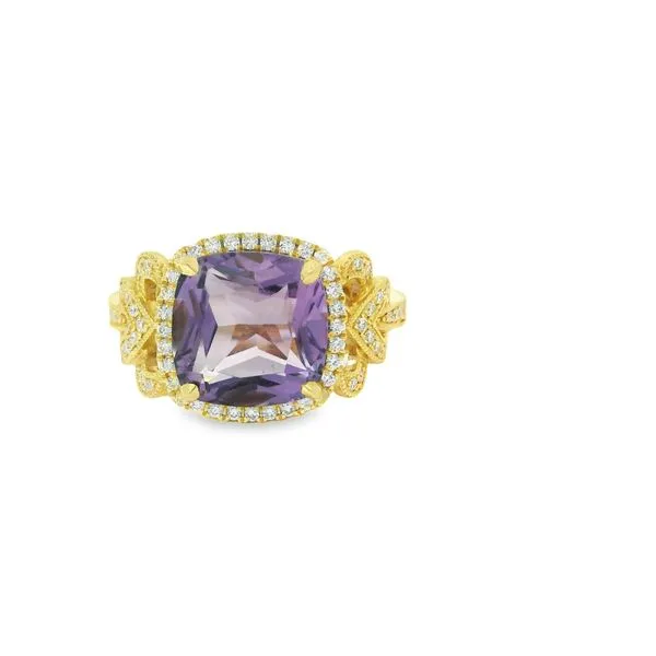 Amethyst and Diamond Fashion Ring Hogan's Jewelers Gaylord, MI