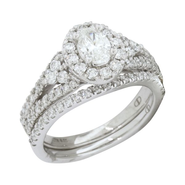 White Gold Diamond Wedding Set Holliday Jewelry Klamath Falls, OR