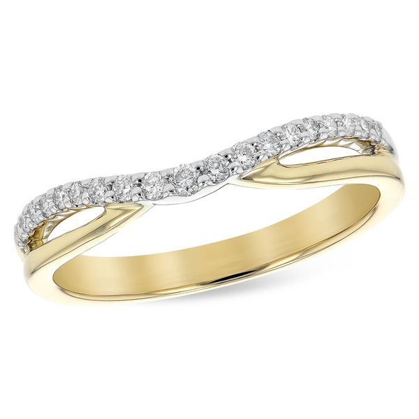 Allison Kaufman curved diamond band. Holliday Jewelry Klamath Falls, OR