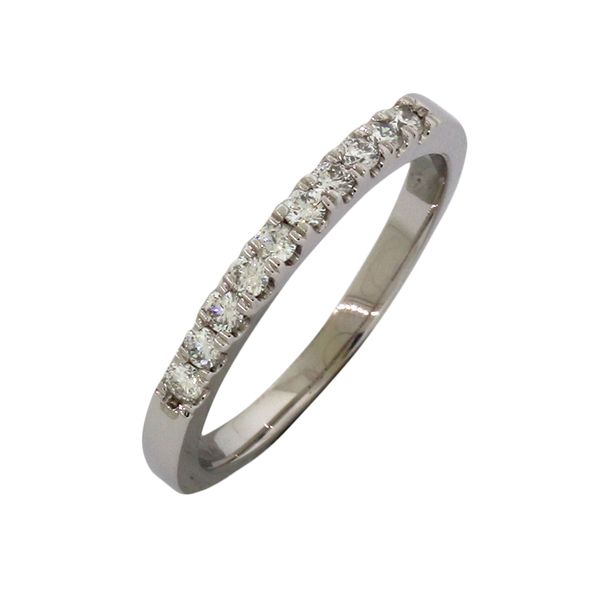 Classical Straight Line Diamond Band Holliday Jewelry Klamath Falls, OR