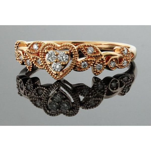 Intricate Heart Shaped Diamond Ring Holliday Jewelry Klamath Falls, OR