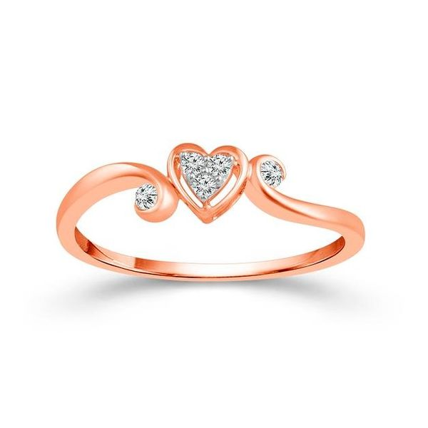 Simply heart warming Rose gold diamond ring Holliday Jewelry Klamath Falls, OR