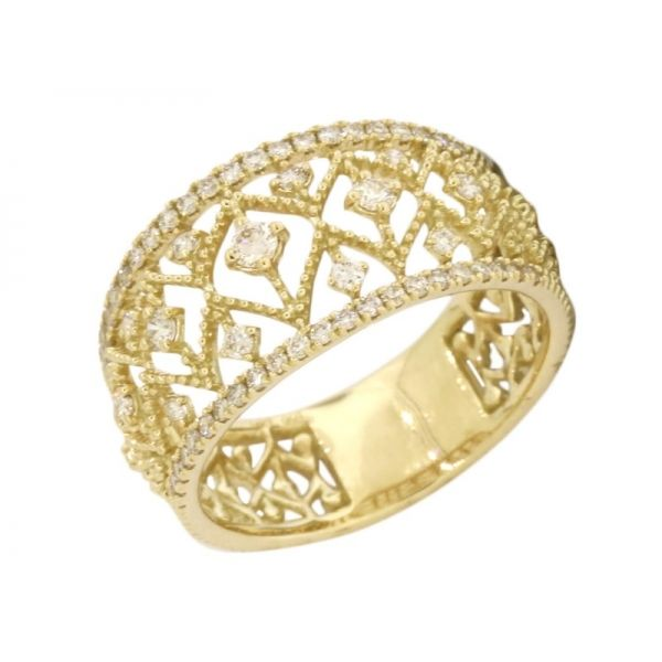 Intricate Yellow Gold Ring Holliday Jewelry Klamath Falls, OR