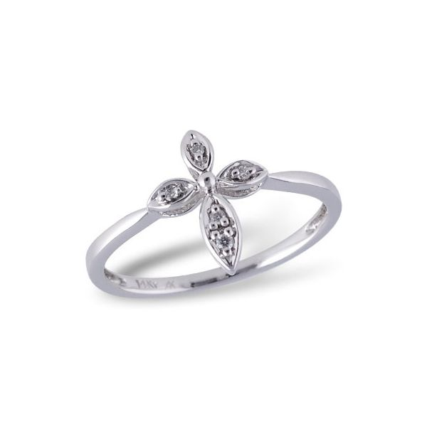 Allison Kaufman diamond cross ring. Holliday Jewelry Klamath Falls, OR