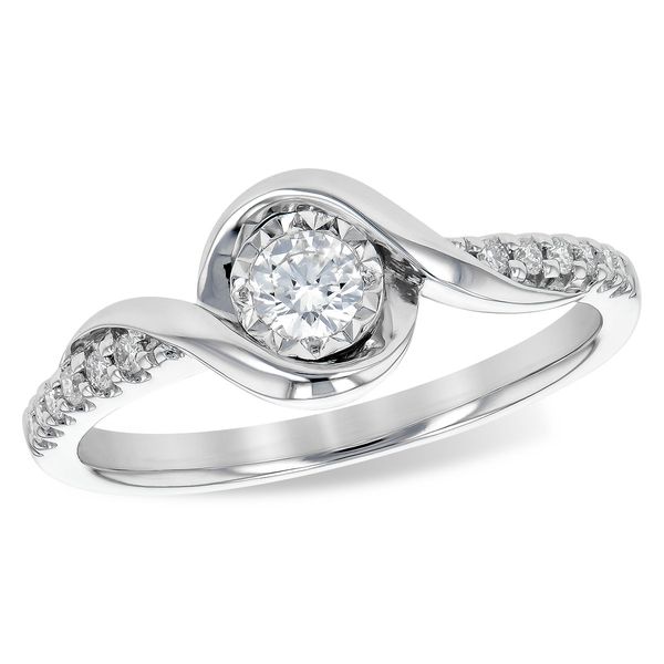 Allison Kaufman twist desing diamond ring. Holliday Jewelry Klamath Falls, OR