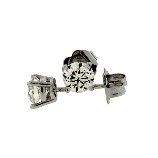 Diamond Solitaire Earrings Holliday Jewelry Klamath Falls, OR