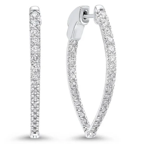 Inside Out Diamond Hoop Earrings Holliday Jewelry Klamath Falls, OR