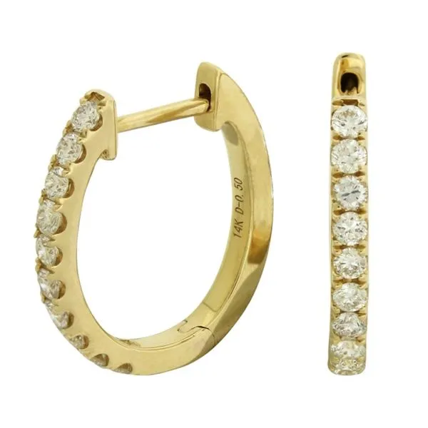 Diamond Hoop Earrings Holliday Jewelry Klamath Falls, OR