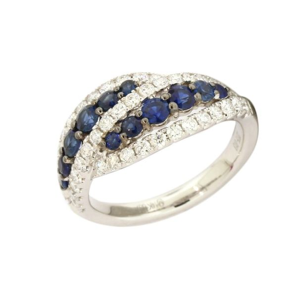 Blue sapphire and diamond ring. Holliday Jewelry Klamath Falls, OR