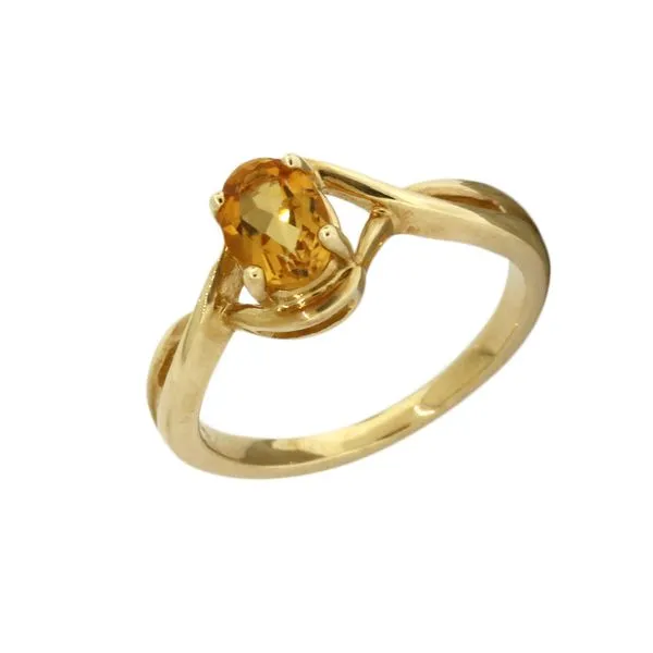 14 karat yellow gold citrine ring Holliday Jewelry Klamath Falls, OR