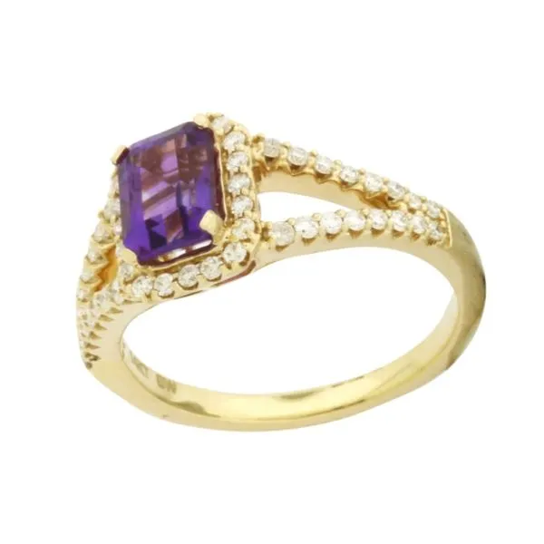 Beautiful amethyst and diamond ring. Holliday Jewelry Klamath Falls, OR